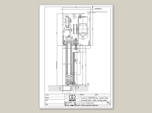 System 20 THERMCORD+ ohne Seitenteil