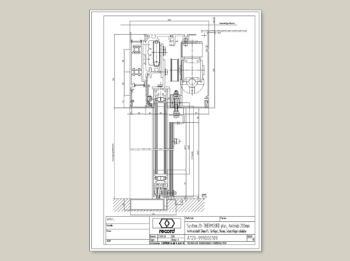System 20 THERMCORD+ ohne Seitenteil