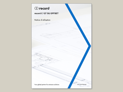 record C 127 SU OFFSET – Notice d’utilisation
