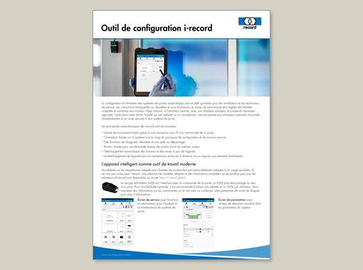 Outil de configuration i-record