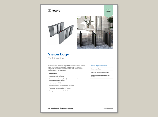 record Vision Edge fiche technique