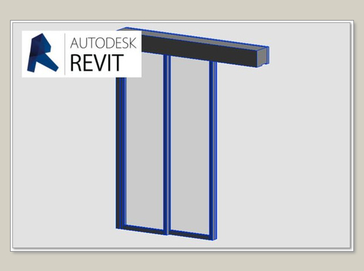 record system 20 – telescopic sliding door E-TSA – Curtain wall panel